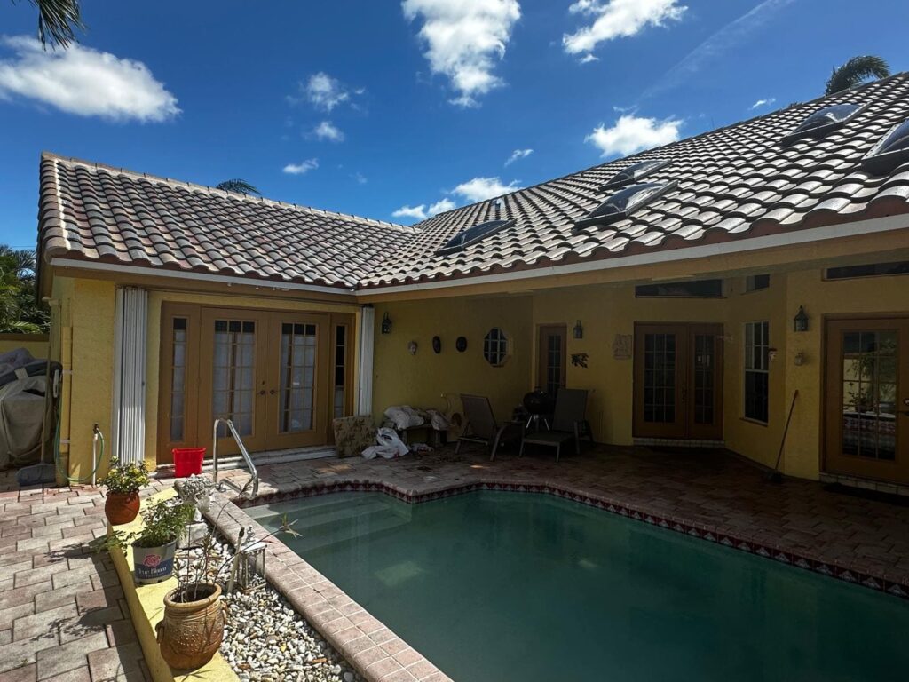 Completed roofing project by Marzo Roofing